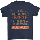 Funny Geology Geologist Science Cool Rocks Mens T-Shirt 100% Cotton Navy Blue
