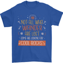 Funny Geology Geologist Science Cool Rocks Mens T-Shirt 100% Cotton Royal Blue