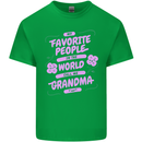 Funny Grandma Favourite People Grandparents Mens Cotton T-Shirt Tee Top Irish Green