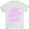 Funny Grandma Favourite People Grandparents Mens T-Shirt 100% Cotton White