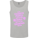 Funny Grandma Favourite People Grandparents Mens Vest Tank Top Sports Grey