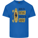 Funny Kayaking Kayak Mens Cotton T-Shirt Tee Top Royal Blue