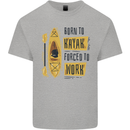 Funny Kayaking Kayak Mens Cotton T-Shirt Tee Top Sports Grey