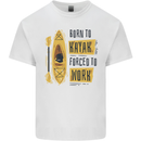 Funny Kayaking Kayak Mens Cotton T-Shirt Tee Top White