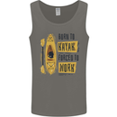 Funny Kayaking Kayak Mens Vest Tank Top Charcoal