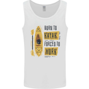 Funny Kayaking Kayak Mens Vest Tank Top White