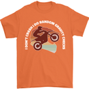 Funny Motocross Scrambling Dirt Bike Motorbike Mens T-Shirt 100% Cotton Orange