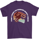 Funny Motocross Scrambling Dirt Bike Motorbike Mens T-Shirt 100% Cotton Purple