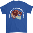 Funny Motocross Scrambling Dirt Bike Motorbike Mens T-Shirt 100% Cotton Royal Blue