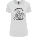 Funny Palaeontology Finding Fossils is My Cardio Womens Wider Cut T-Shirt White