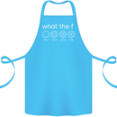 Funny Photographer F Stop Camera Photography Cotton Apron 100% Organic Turquoise