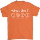 Funny Photographer F Stop Camera Photography Mens T-Shirt 100% Cotton Orange