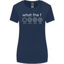 Funny Photographer F Stop Camera Photography Womens Wider Cut T-Shirt Navy Blue
