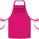 Funny Photography F Stop Camera Lense Cotton Apron 100% Organic Pink