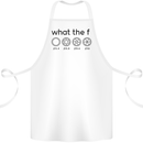 Funny Photography F Stop Camera Lense Cotton Apron 100% Organic White