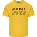 Funny Photography F Stop Camera Lense Mens Cotton T-Shirt Tee Top Yellow