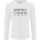 Funny Photography F Stop Camera Lense Mens Long Sleeve T-Shirt White