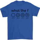 Funny Photography F Stop Camera Lense Mens T-Shirt 100% Cotton Royal Blue