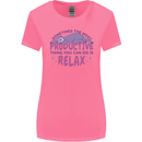 Funny Relaxing Sloth Womens Wider Cut T-Shirt Azalea