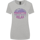 Funny Relaxing Sloth Womens Wider Cut T-Shirt Sports Grey