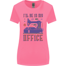 Funny Sewing Machine Seamstress Tailor Womens Wider Cut T-Shirt Azalea