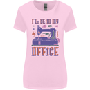 Funny Sewing Machine Seamstress Tailor Womens Wider Cut T-Shirt Light Pink