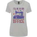 Funny Sewing Machine Seamstress Tailor Womens Wider Cut T-Shirt Sports Grey
