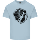 Funny Snowboarder Don't Follow Me Mens Cotton T-Shirt Tee Top Light Blue
