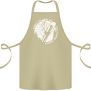 Funny Snowboarding Dont Follow Me Cotton Apron 100% Organic Khaki