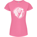 Funny Snowboarding Dont Follow Me Womens Petite Cut T-Shirt Azalea