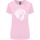 Funny Snowboarding Dont Follow Me Womens Wider Cut T-Shirt Light Pink