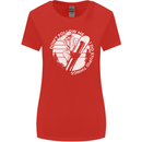 Funny Snowboarding Dont Follow Me Womens Wider Cut T-Shirt Red