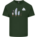 Funny Storage Evolution IT Retro PC Device Mens Cotton T-Shirt Tee Top Forest Green