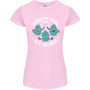 Funny Weed Hanging With My Buds Cannabis Womens Petite Cut T-Shirt Light Pink