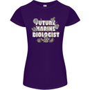 Future Marine Biologist Womens Petite Cut T-Shirt Purple