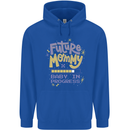 Future Mommy New Baby in Progress Pregnancy Childrens Kids Hoodie Royal Blue