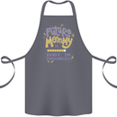 Future Mommy New Baby in Progress Pregnancy Cotton Apron 100% Organic Steel