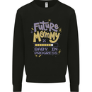 Future Mommy New Baby in Progress Pregnancy Kids Sweatshirt Jumper Black