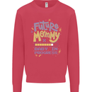 Future Mommy New Baby in Progress Pregnancy Kids Sweatshirt Jumper Heliconia
