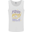 Future Mommy New Baby in Progress Pregnancy Mens Vest Tank Top White