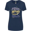 Future Mommy New Baby in Progress Pregnancy Womens Wider Cut T-Shirt Navy Blue