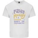 Future Mummy New Baby in Progress Pregnancy Mens Cotton T-Shirt Tee Top White