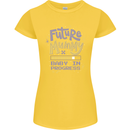 Future Mummy New Baby in Progress Pregnancy Womens Petite Cut T-Shirt Yellow