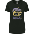 Future Mummy New Baby in Progress Pregnancy Womens Wider Cut T-Shirt Black