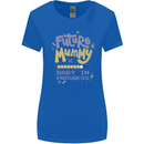 Future Mummy New Baby in Progress Pregnancy Womens Wider Cut T-Shirt Royal Blue