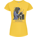 Future Spark Female Welder Welding Womens Petite Cut T-Shirt Yellow