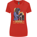 Future Spark Female Welder Welding Womens Wider Cut T-Shirt Red