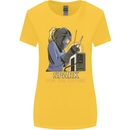 Future Spark Female Welder Welding Womens Wider Cut T-Shirt Yellow