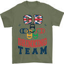 GB Drinking Team Funny Stag Do Doo Beer Mens T-Shirt 100% Cotton Military Green