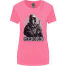 Game Zone Special Forces Video Game Skull Womens Wider Cut T-Shirt Azalea